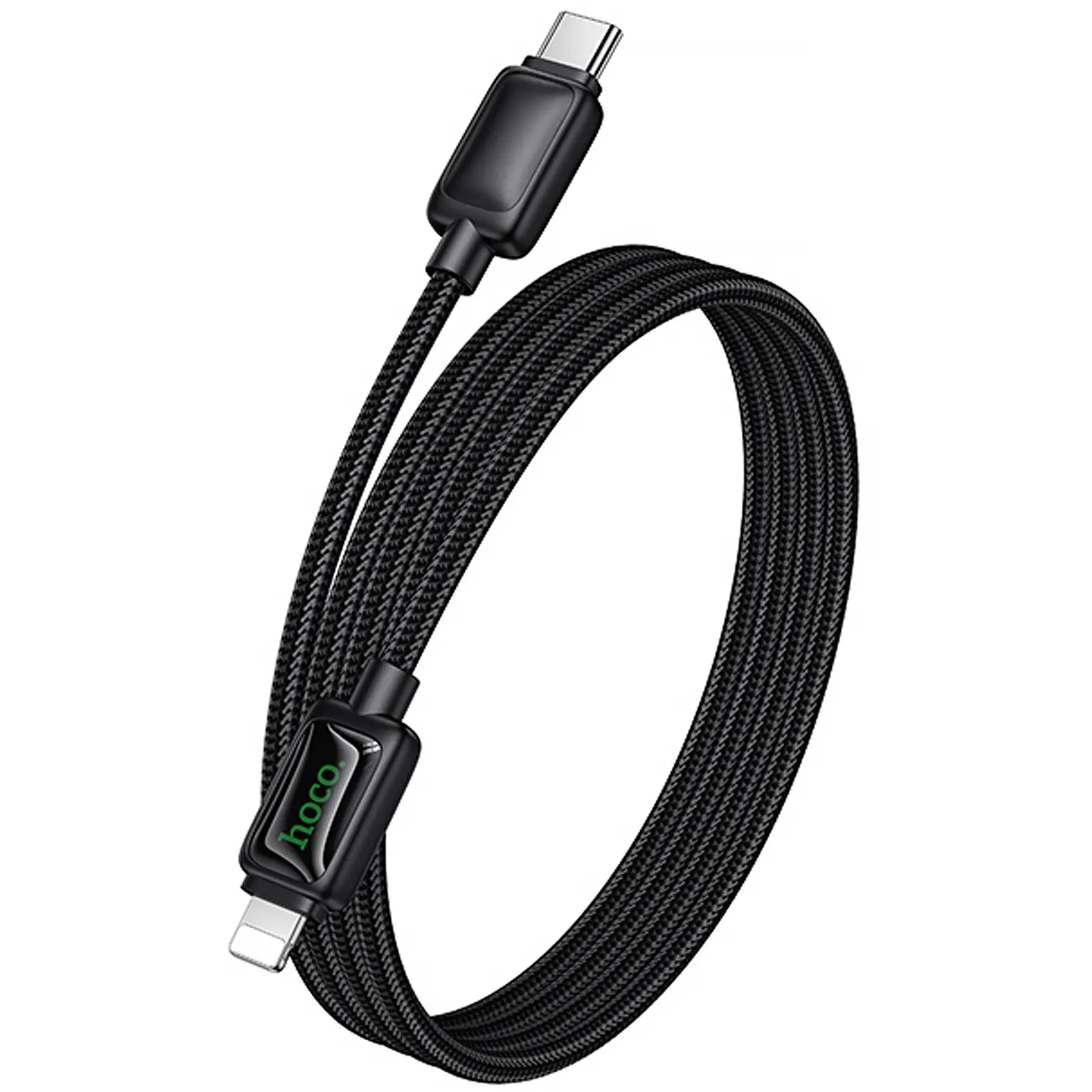 Дата кабель Hoco U146 Mundo Type-C to Lightning 30W (1.2m), Black 5, купити оптом з доставкою