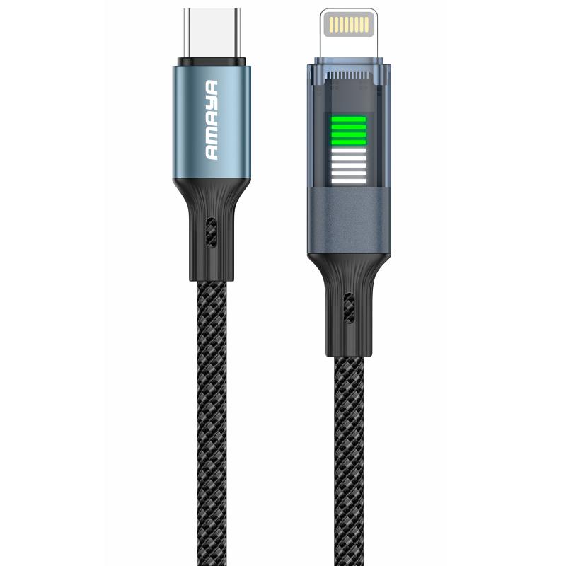 Дата кабель Amaya 111CL Type-C to Lightning 27W (1.2m) на малюнкі №1