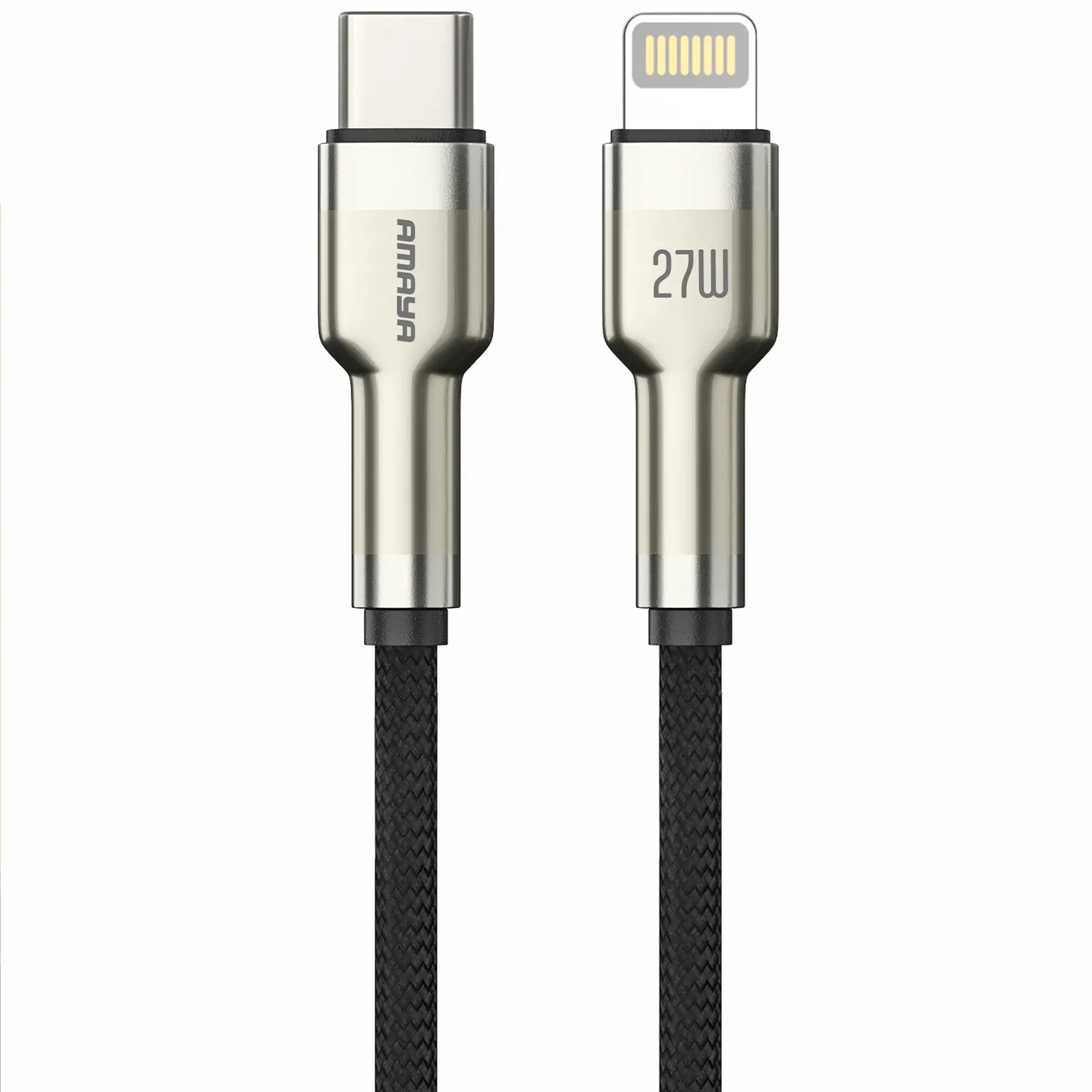 Дата кабель Amaya 310CL Type-C to Lightning 27W (1m), Brown, купить оптом с доставкой