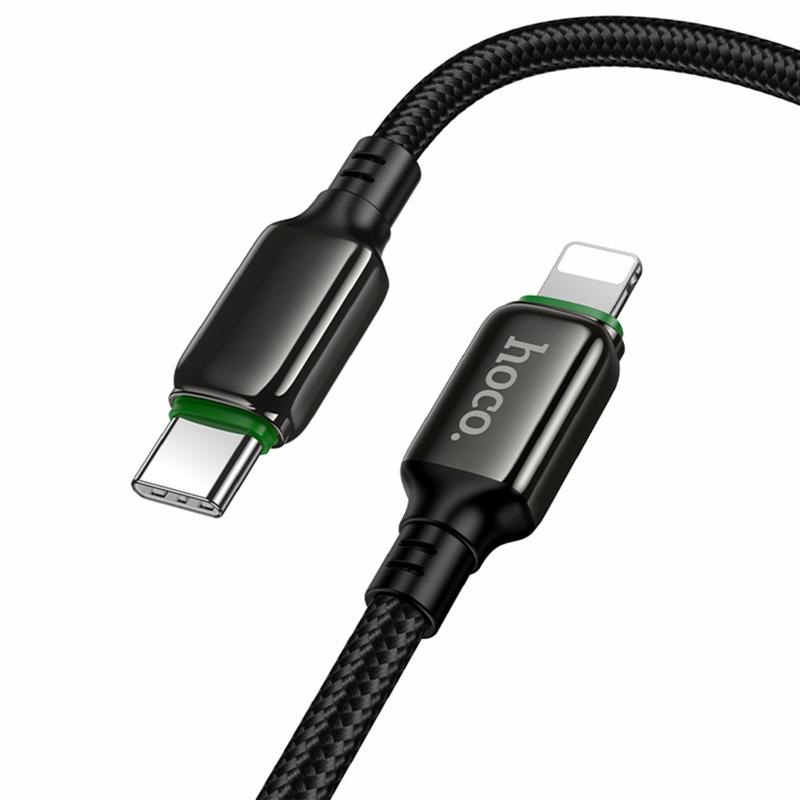 Дата кабель Hoco X127 Exceed Type-C to Lightning PD30W (1m) на картинке №6
