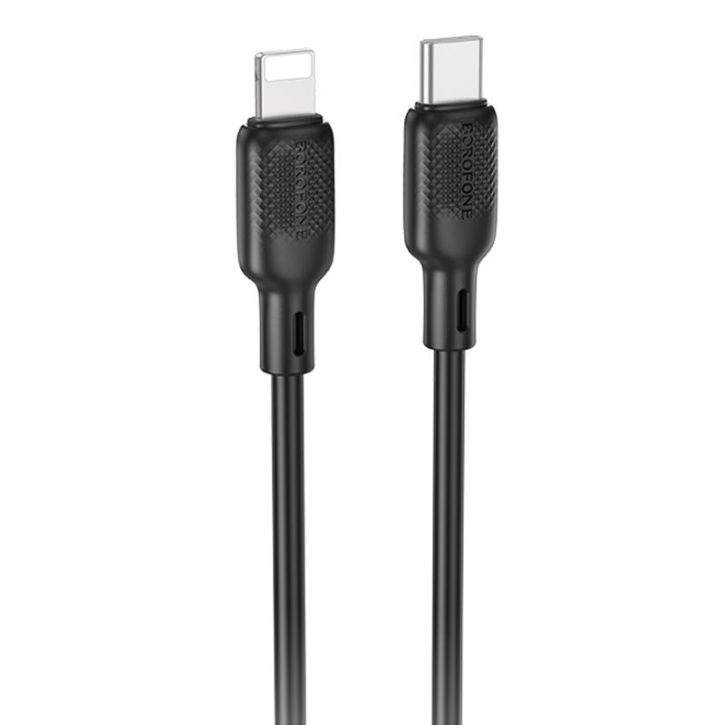 Дата кабель Borofone BX113 Lenny Type-C to Lightning 27W (2m) на картинке №1
