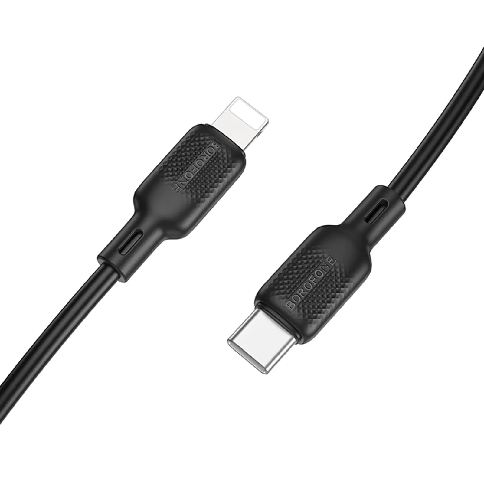 Дата кабель Borofone BX113 Lenny Type-C to Lightning 27W (2m), Black 3, купить оптом с доставкой