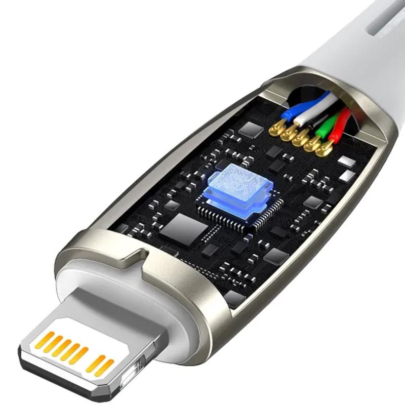 Дата кабель Baseus Glimmer Series Fast Charging Data Cable Type-C to Lightning 20W 1m (CADH000001) на картинке №4