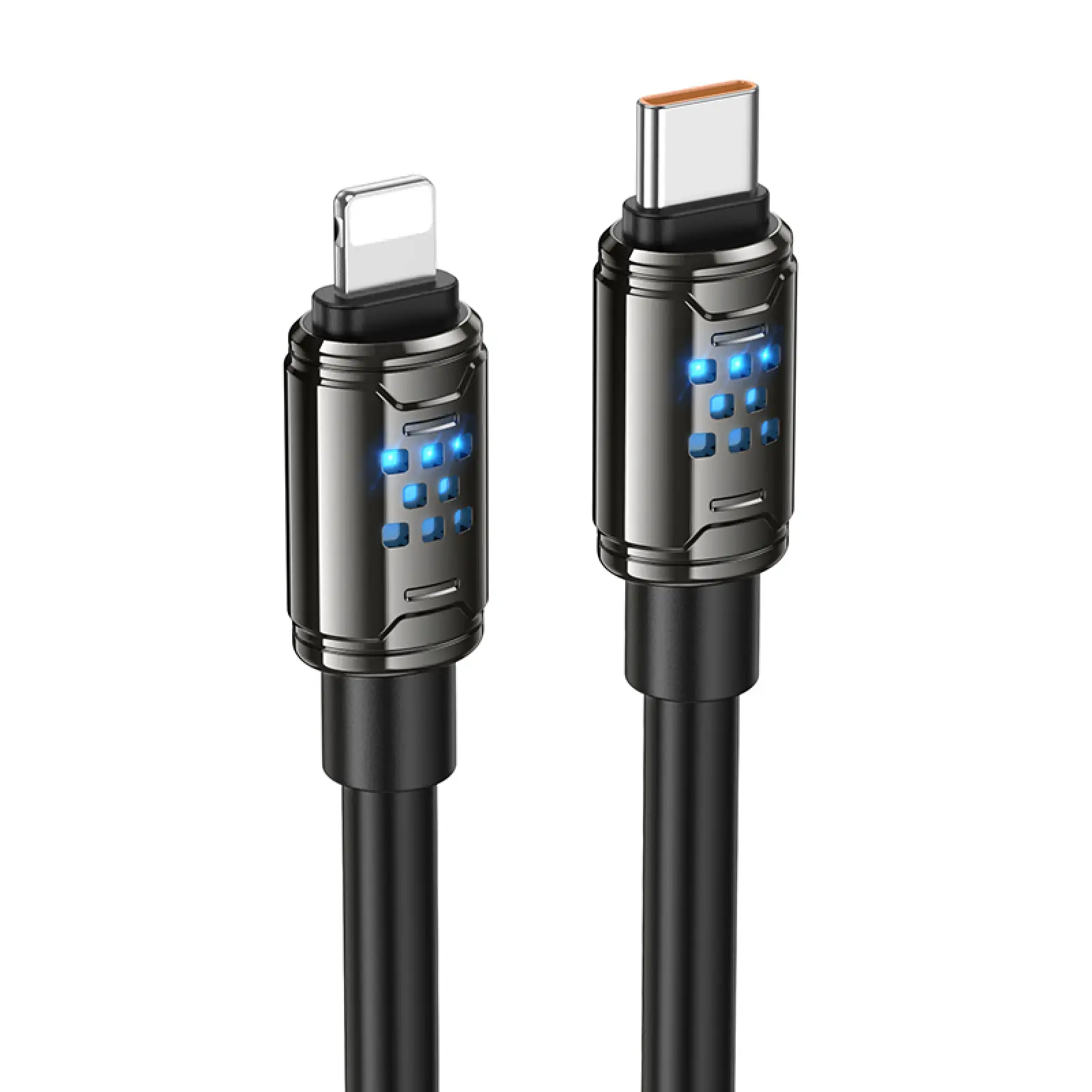 Дата кабель Hoco U143 Joy Type-C to Lightning 27W (1.2m), Black, купити оптом з доставкою
