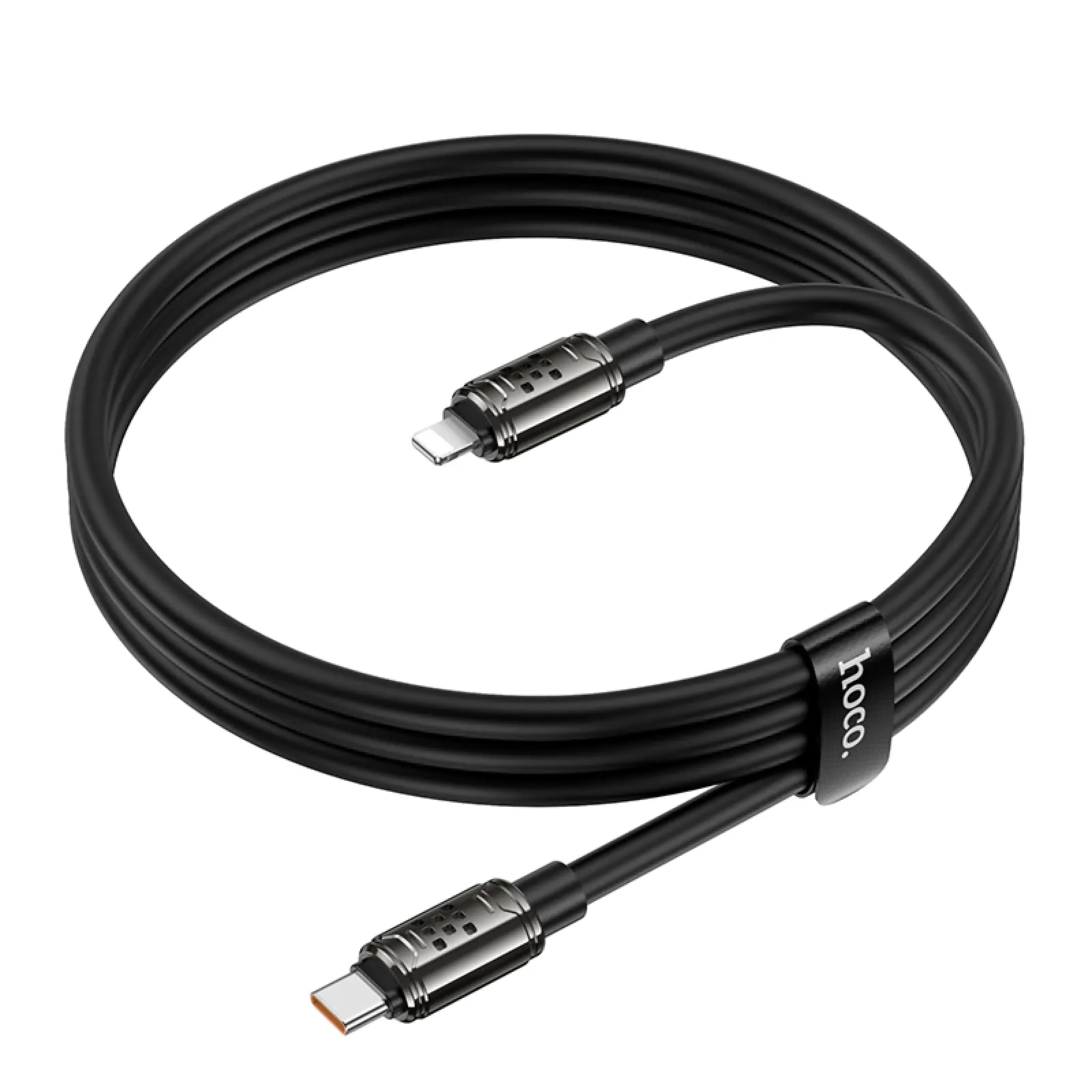 Дата кабель Hoco U143 Joy Type-C to Lightning 27W (1.2m), Black 4, купити оптом з доставкою