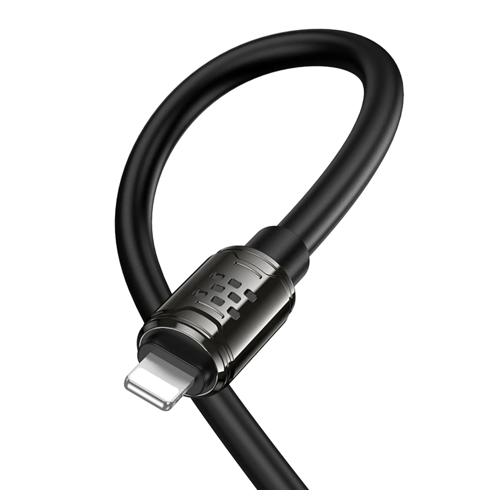 Дата кабель Hoco U143 Joy Type-C to Lightning 27W (1.2m), Black 6, купити оптом з доставкою