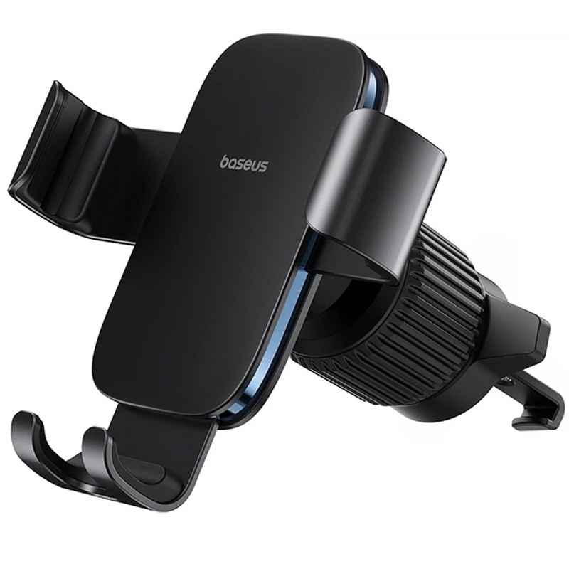 Автотримач Baseus Metal Age 3 Gravity Car Mount (Air Outlet Version) (C40467600), Cluster Black, купити оптом з доставкою
