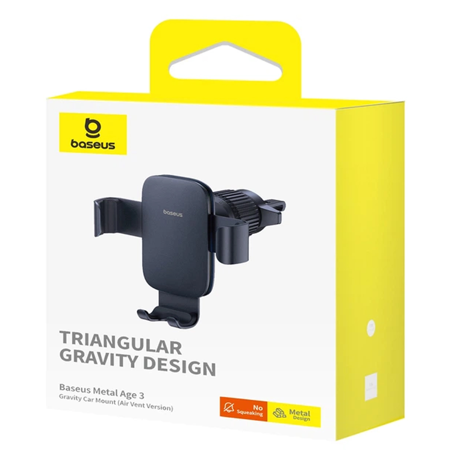 Автотримач Baseus Metal Age 3 Gravity Car Mount (Air Outlet Version) (C40467600), Cluster Black 5, купити оптом з доставкою