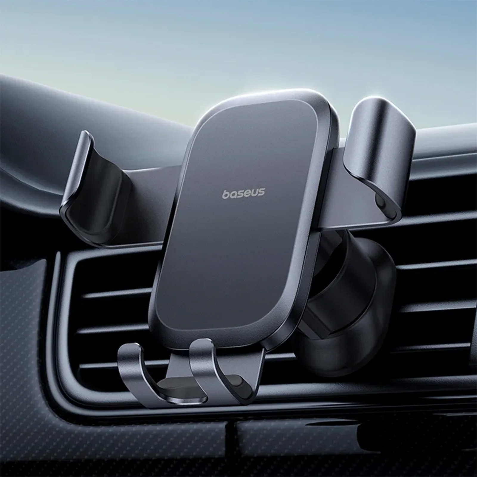 Автотримач Baseus Metal Age Go Gravity Car Mount (C4047870), Cluster Black 1, купити оптом з доставкою