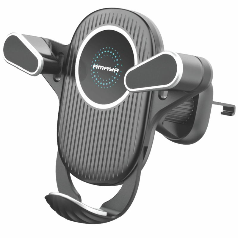 Автодержатель с БЗУ Amaya APH-W08 15W (air outlet), Black, купить оптом с доставкой