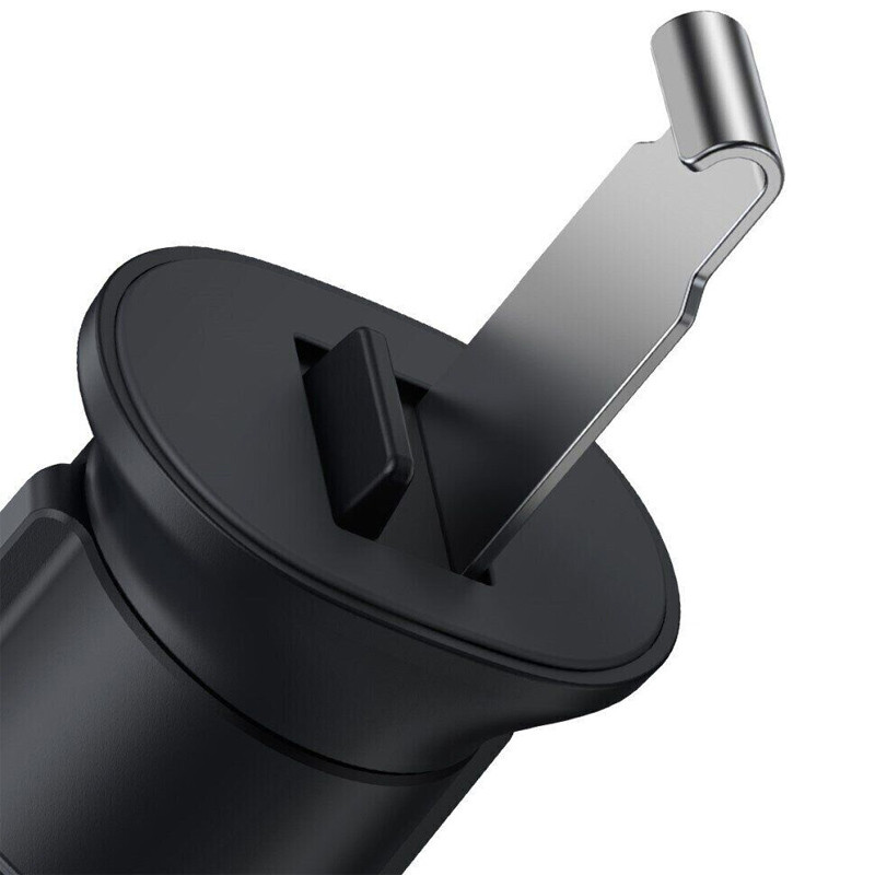 Автодержатель Baseus Metal Age 2 Gravity Car Mount (Air Outlet Version) (SUJS00001), Dark Grey 4, купить оптом с доставкой