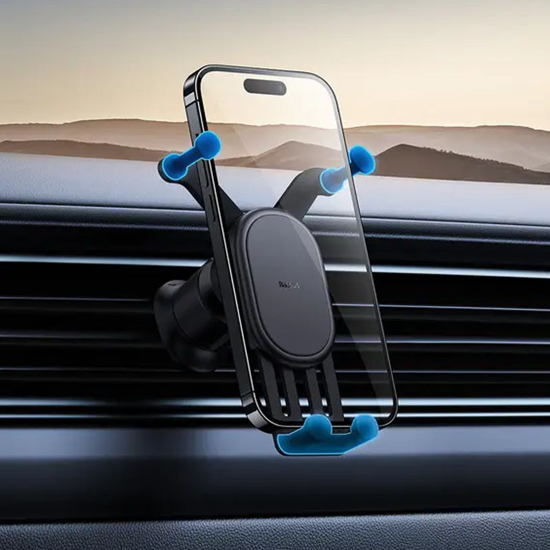 Автотримач Baseus Stable Gravitational Car Mount Air (Air Outlet Version) (SUWX02) дивитися фото №5