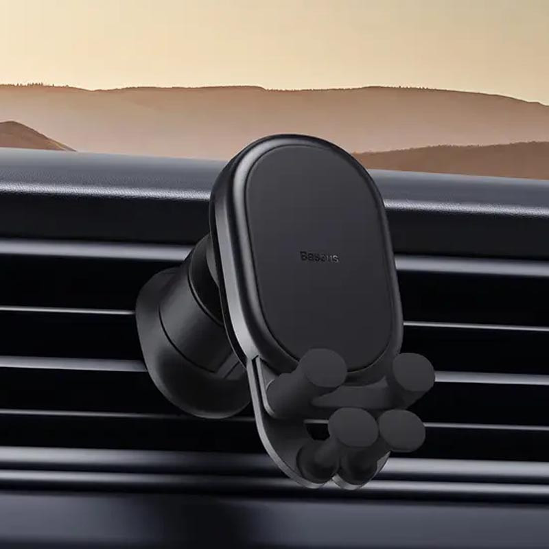 Автотримач Baseus Stable Gravitational Car Mount Air (Air Outlet Version) (SUWX02) дивитися фото №7