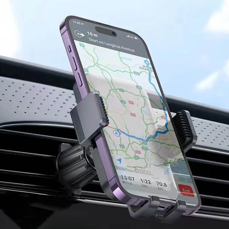 Автотримач Hoco H26 Rock push-type (air outlet) Зображення №4 Автотримач Hoco H26 Rock push-type (air outlet) дивитися фото №4