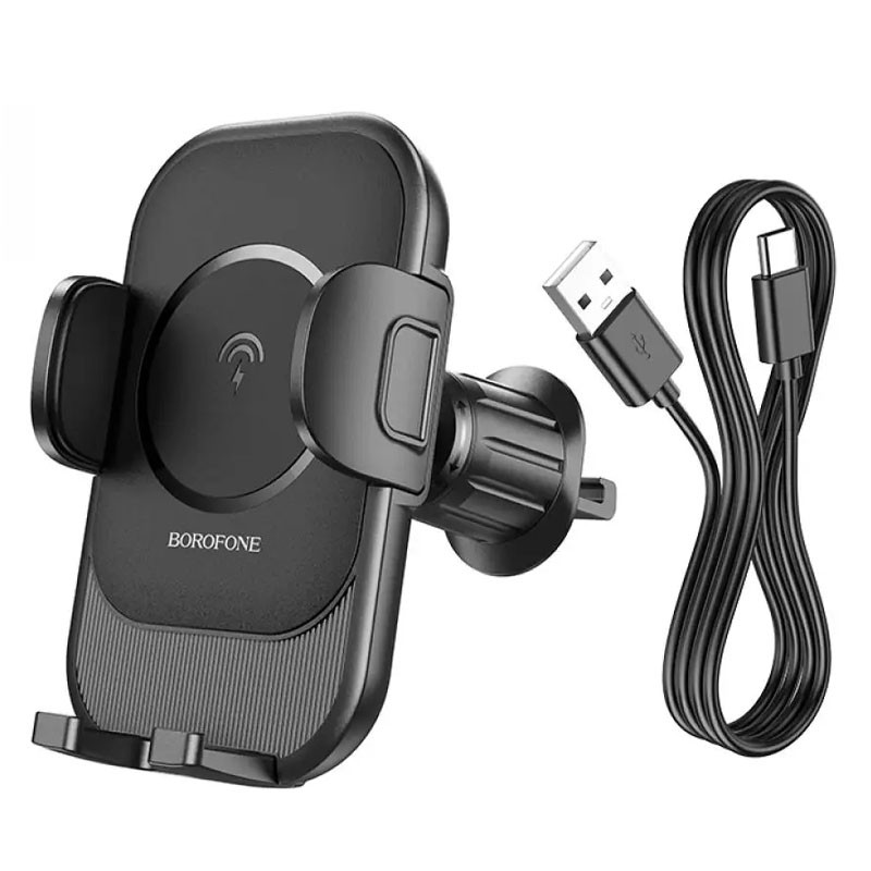 Автотримач з БЗП Borofone BH204 Blue Charm (air outlet) дивитися фото №5