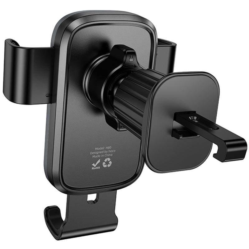 Автотримач Hoco H80 Vista gravity (air outlet) на малюнкі №4