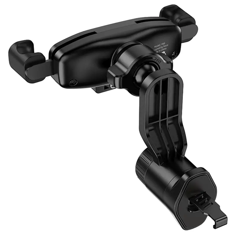 Автотримач Hoco H66 Gamble gravity linkage (air outlet), Black 1, купити оптом з доставкою