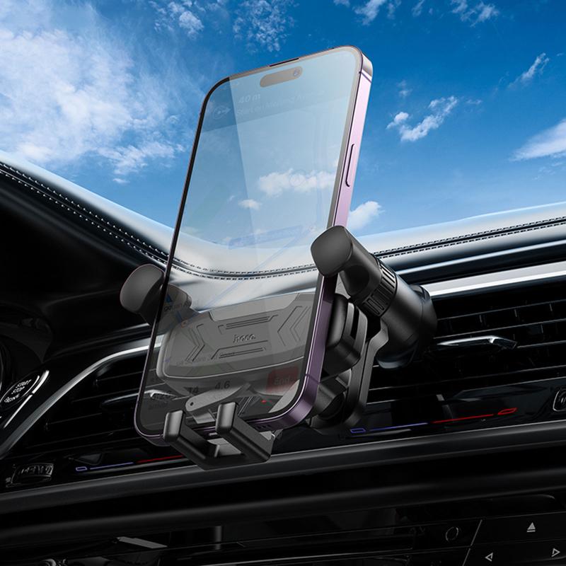 Автотримач Hoco H66 Gamble gravity linkage (air outlet) на малюнкі №5