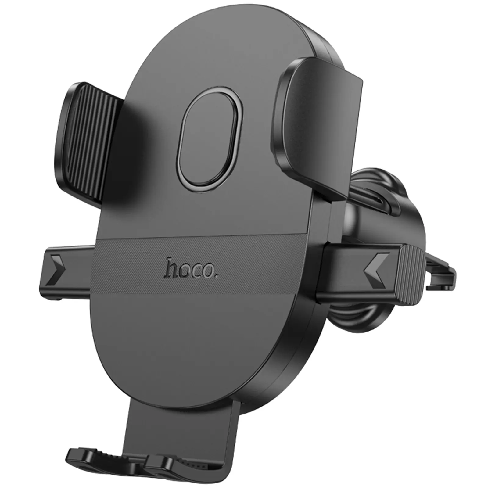 Автодержатель Hoco H18 Mighty one-button (air outlet), Black, купить оптом с доставкой