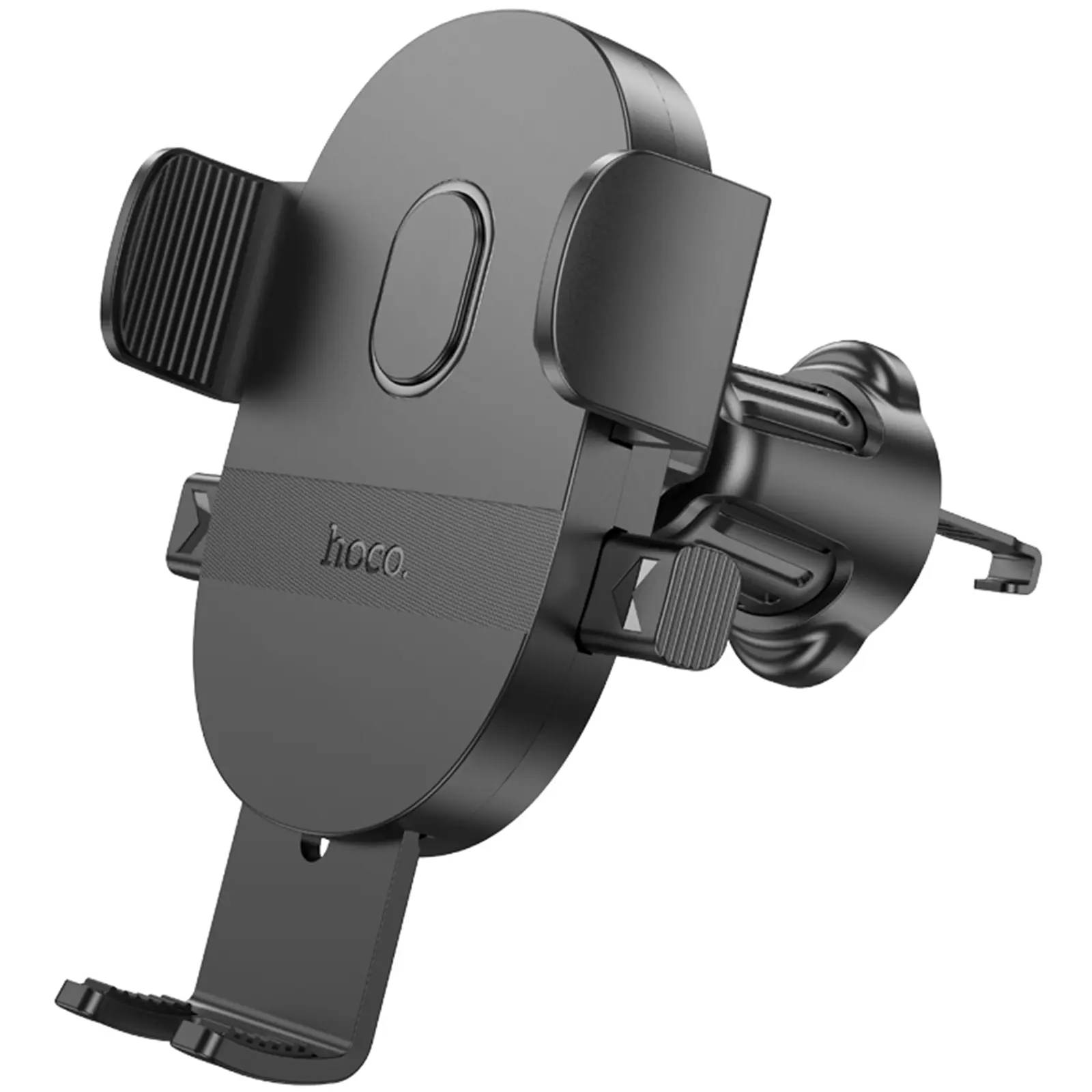 Автодержатель Hoco H18 Mighty one-button (air outlet), Black 2, купить оптом с доставкой