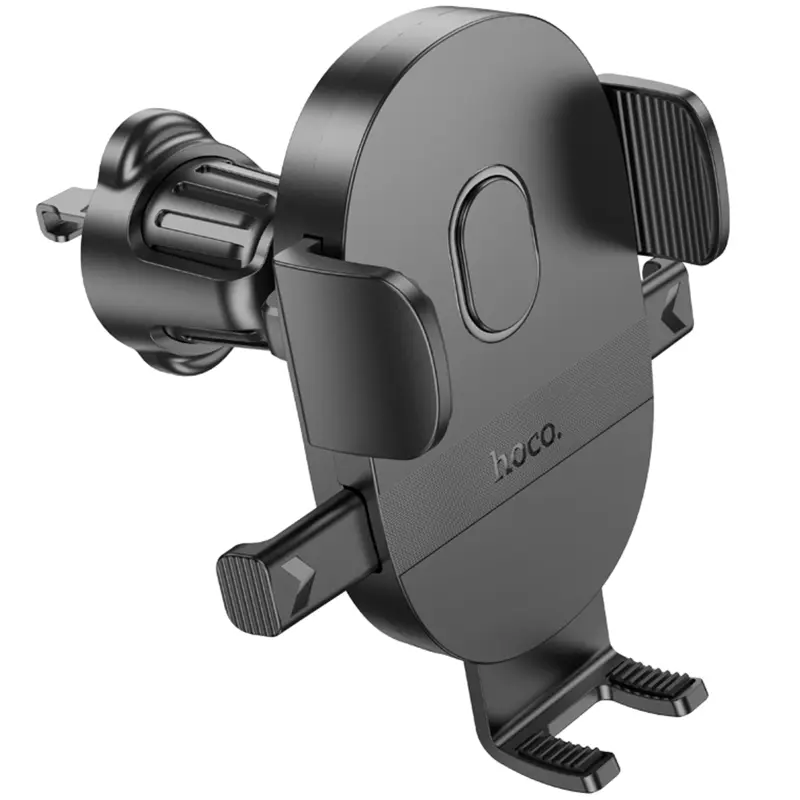 Автодержатель Hoco H18 Mighty one-button (air outlet), Black 4, купить оптом с доставкой