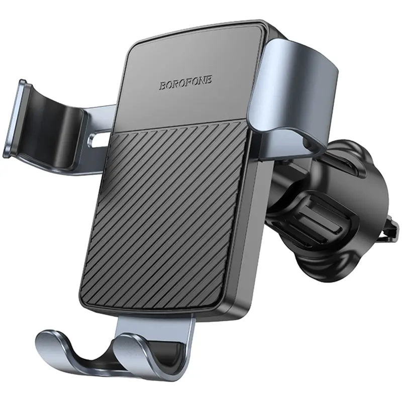 Автодержатель Borofone BH118 Refined, Black / Metal gray, купить оптом с доставкой