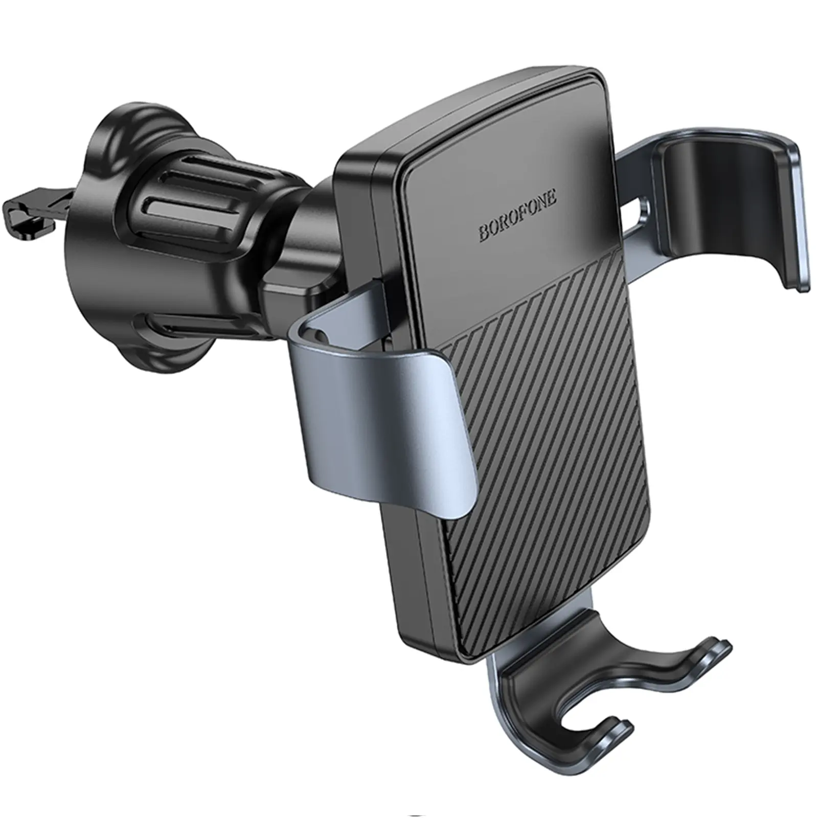 Автодержатель Borofone BH118 Refined, Black / Metal gray 4, купить оптом с доставкой