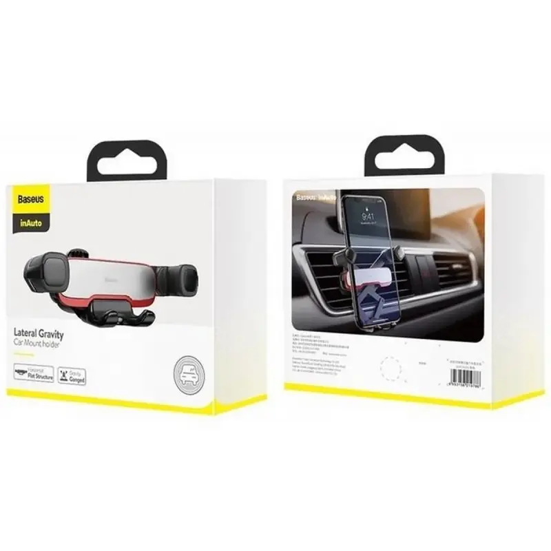 Автодержатель Baseus Mr Hui Gravity Car Mount (SUYL-HU0), Silver 1, купить оптом с доставкой