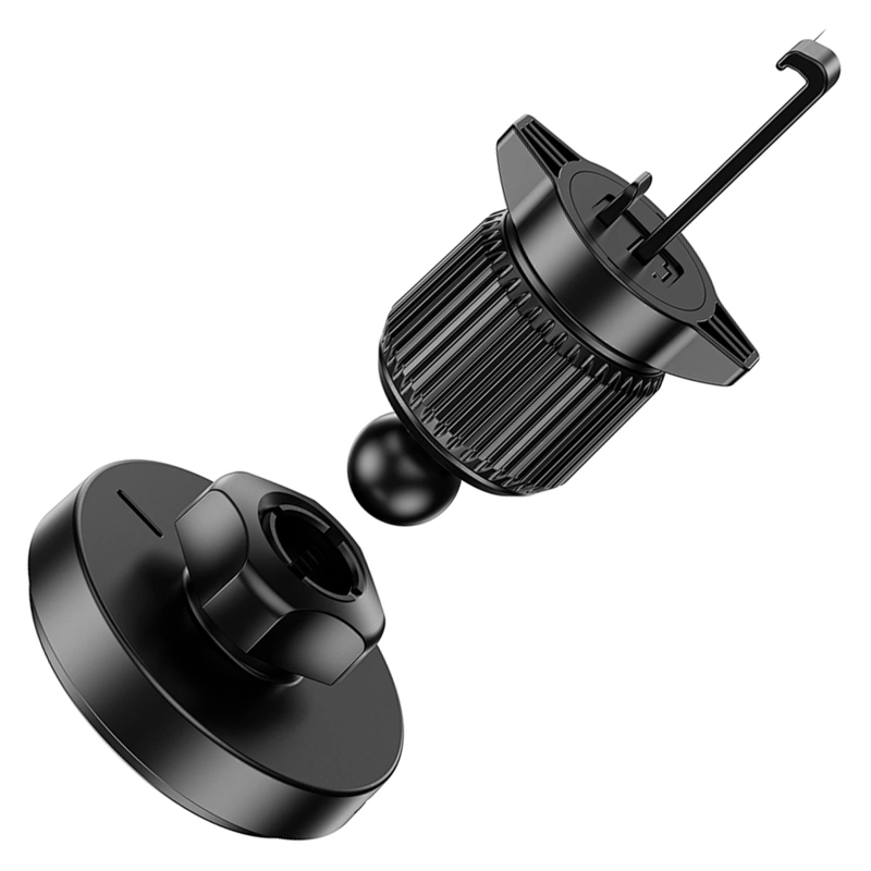 Автодержатель с БЗУ WIWU CH-325 Warriors Qi2 15W, Black 4, купить оптом с доставкой
