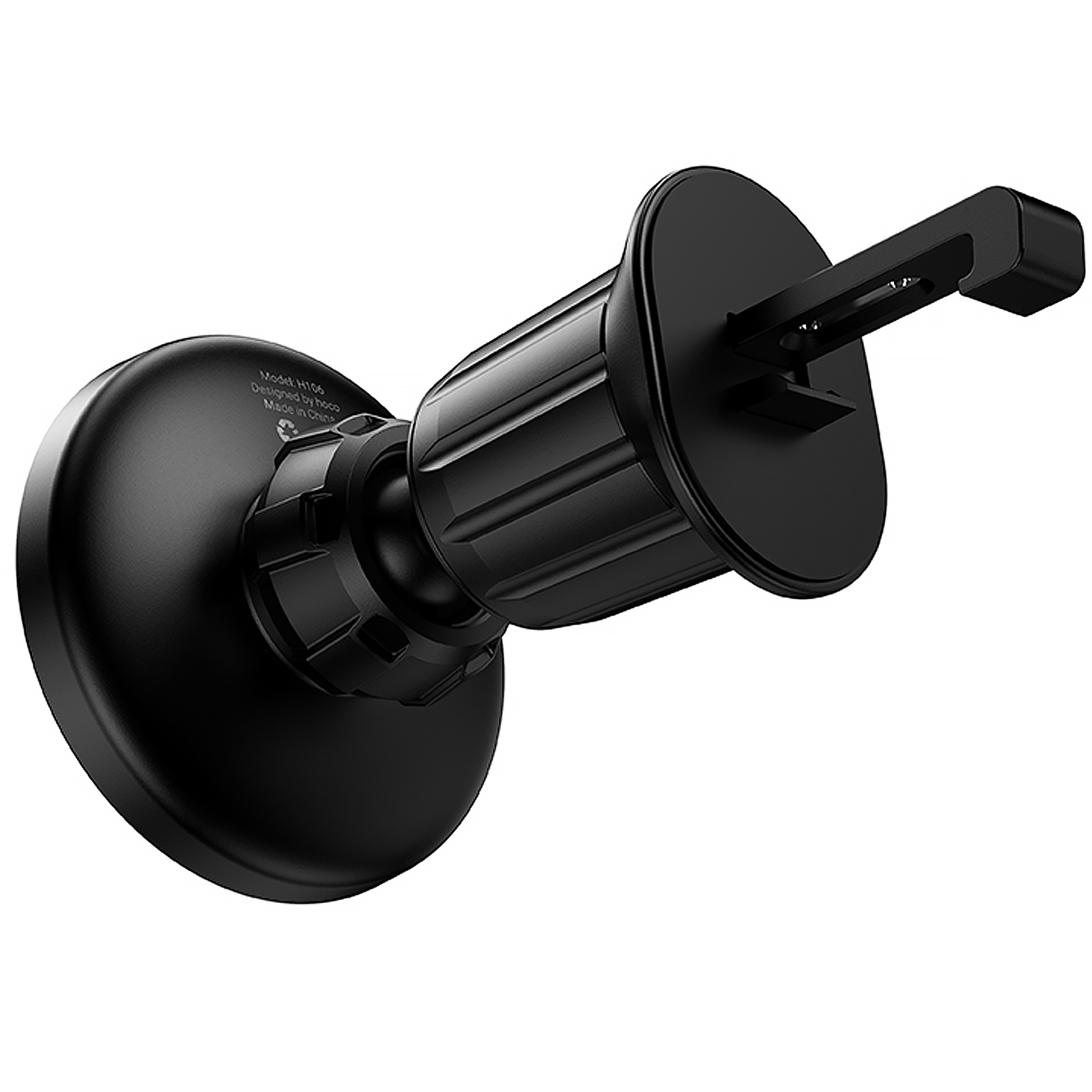 Автодержатель Hoco H106 Carte magnetic (air outlet), Black / Metal gray 5, купить оптом с доставкой