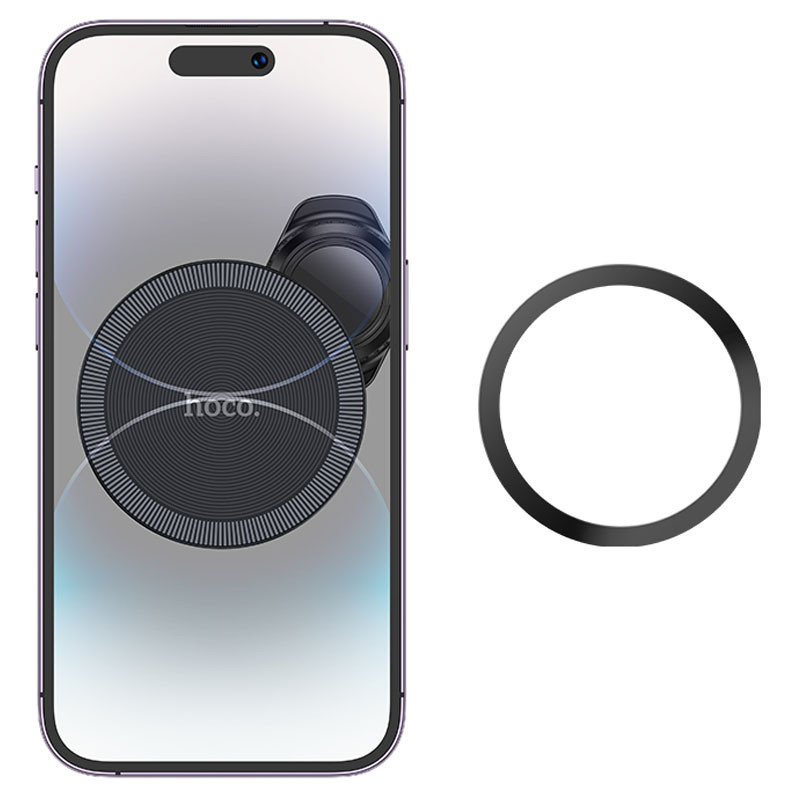 Автотримач Hoco H23 Alma metal ring magnetic (air outlet) Зображення №5 Автотримач Hoco H23 Alma metal ring magnetic (air outlet) дивитися фото №5