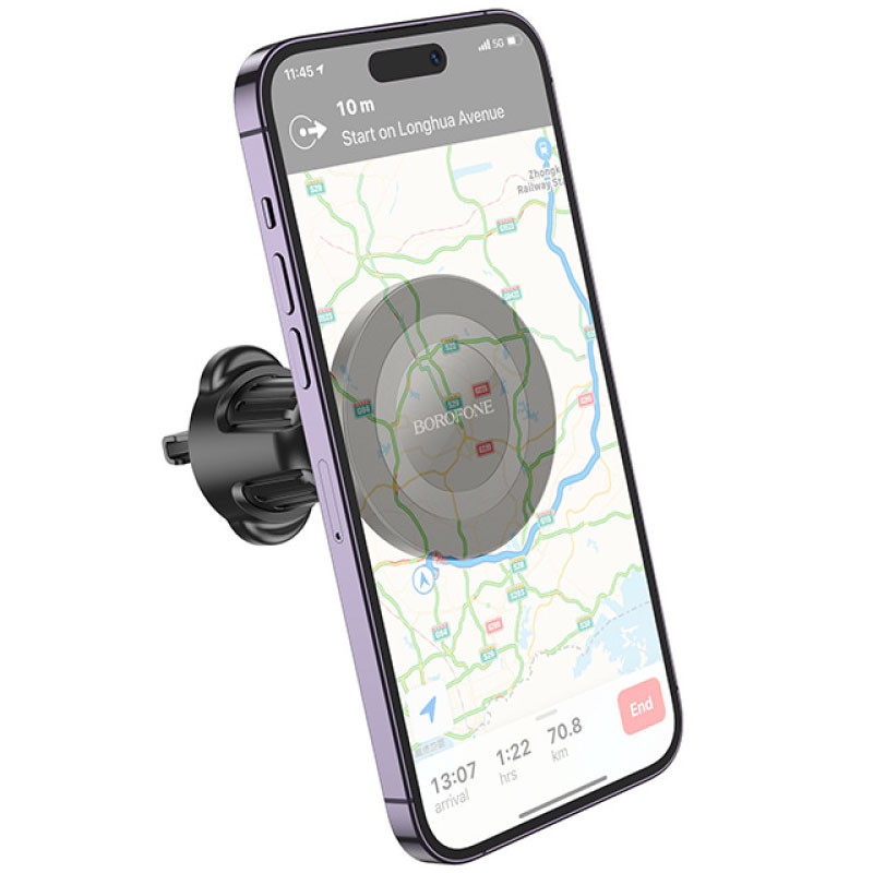 Автотримач Borofone BH90 Ring magnetic (air outlet) дивитися фото №2
