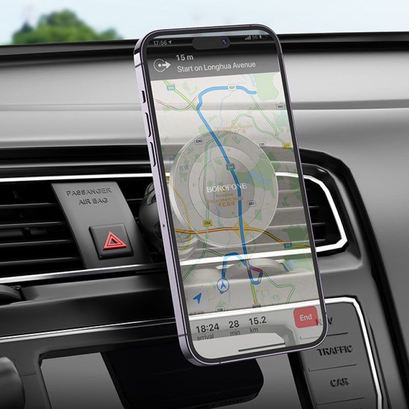 Автотримач Borofone BH90 Ring magnetic (air outlet) дивитися фото №7