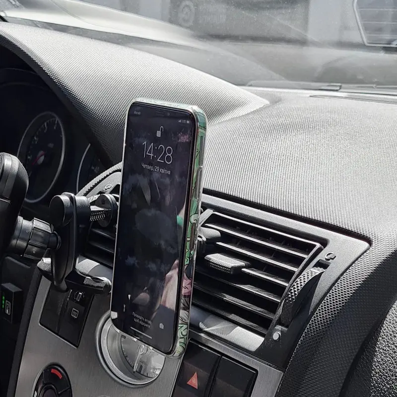 Автотримач Baseus Magnetic OS with cable clip (air outlet) (C40141201113), Black 6, купити оптом з доставкою