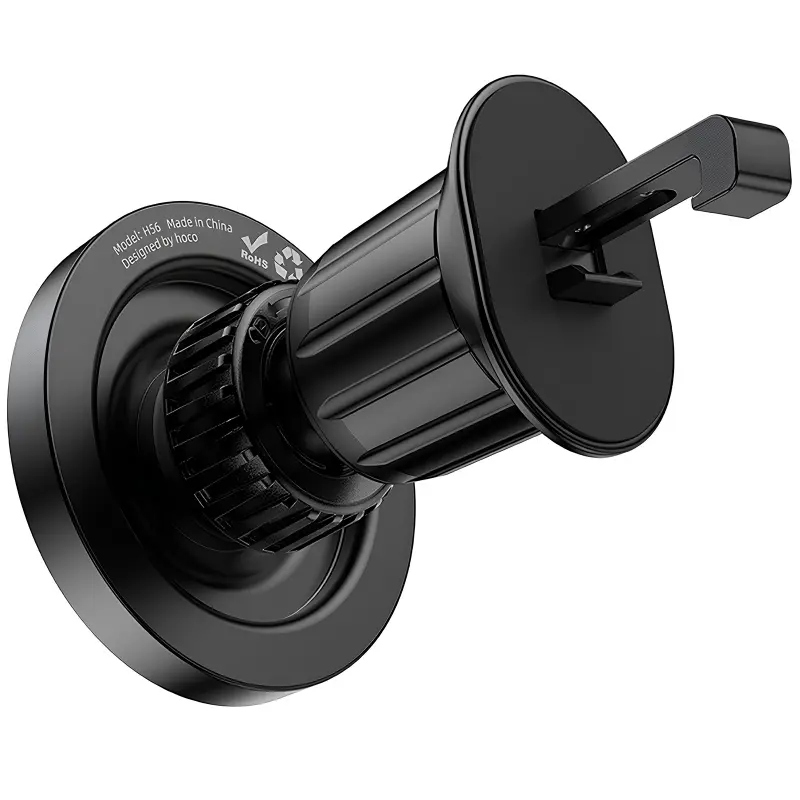 Автодержатель Hoco H56 Show ring magnetic (air outlet), Black 1, купить оптом с доставкой