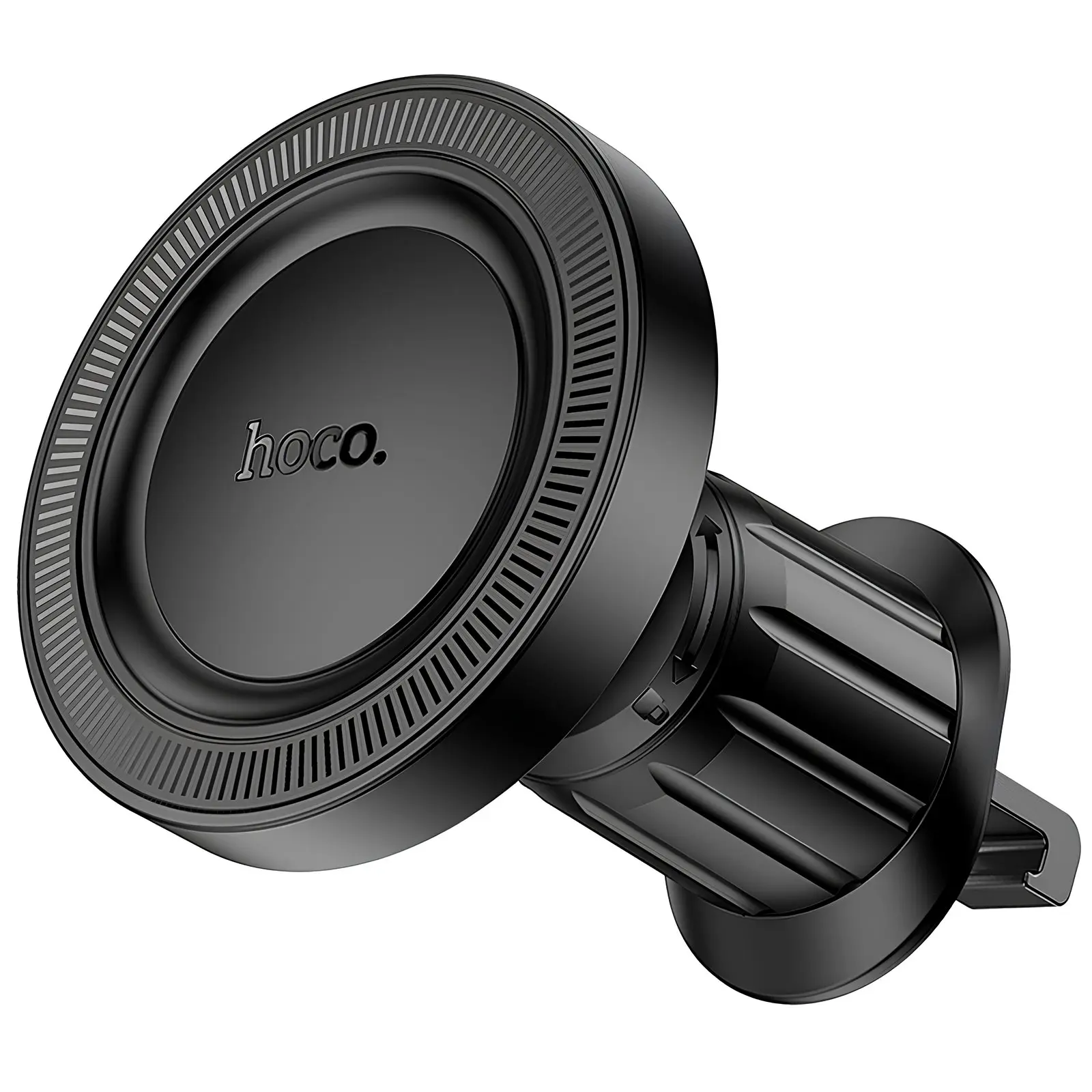 Автодержатель Hoco H56 Show ring magnetic (air outlet), Black, купить оптом с доставкой