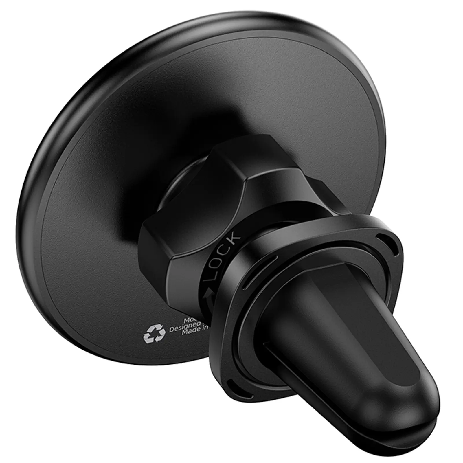 Автотримач Borofone BH135 Parker ring magnetic (air outlet), Black 6, купити оптом з доставкою