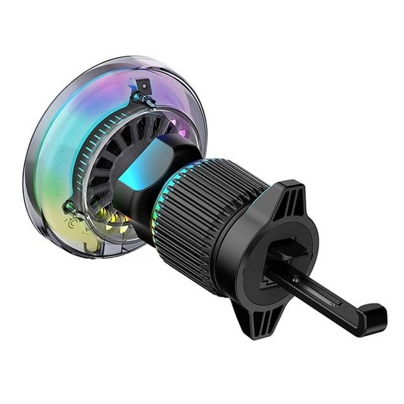 Автотримач з БЗП WIWU CH-324 Aurora Qi2 15W на малюнкі №2