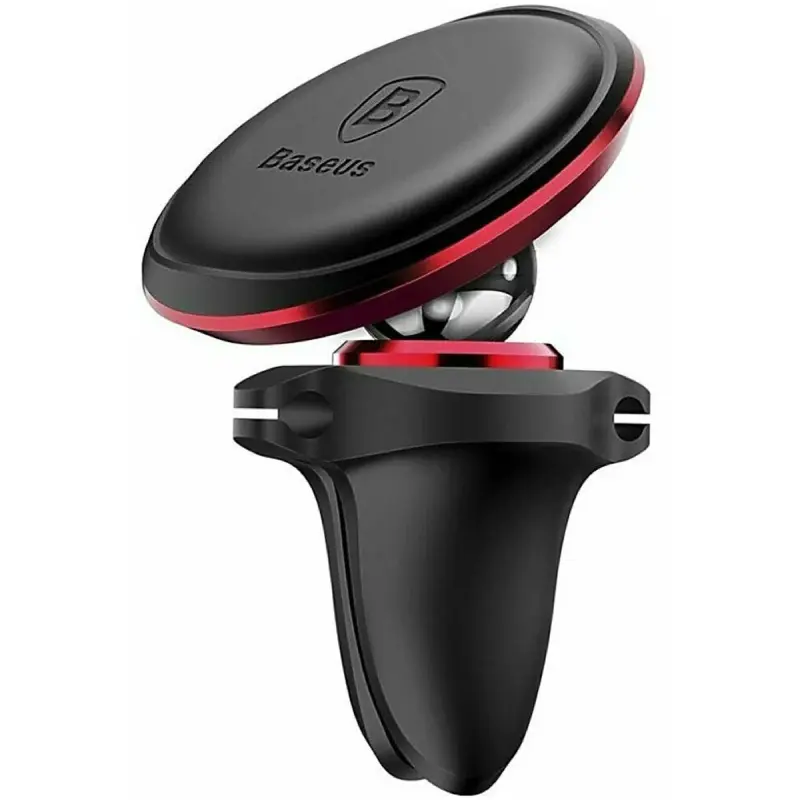 Автодержатель магнитный Baseus Magnetic Air Vent OS with cable clip (C40141201113-00), Red, купить оптом с доставкой