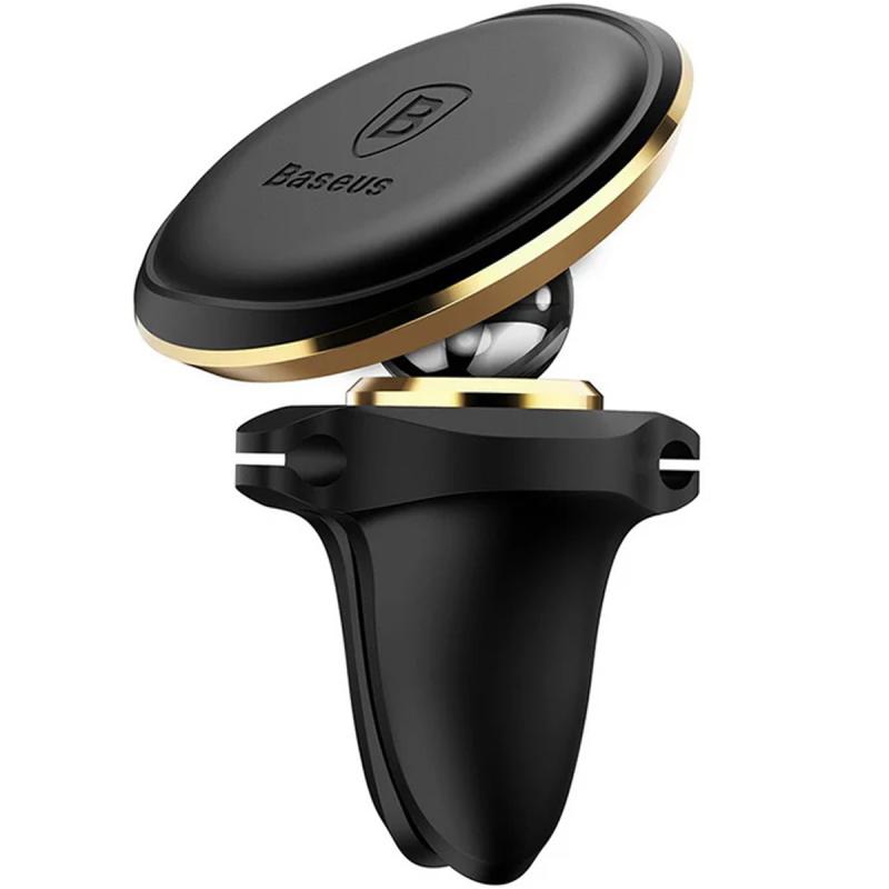 Автотримач магнітний Baseus Magnetic Air Vent OS with cable clip (C40141201113-00) на малюнкі №1