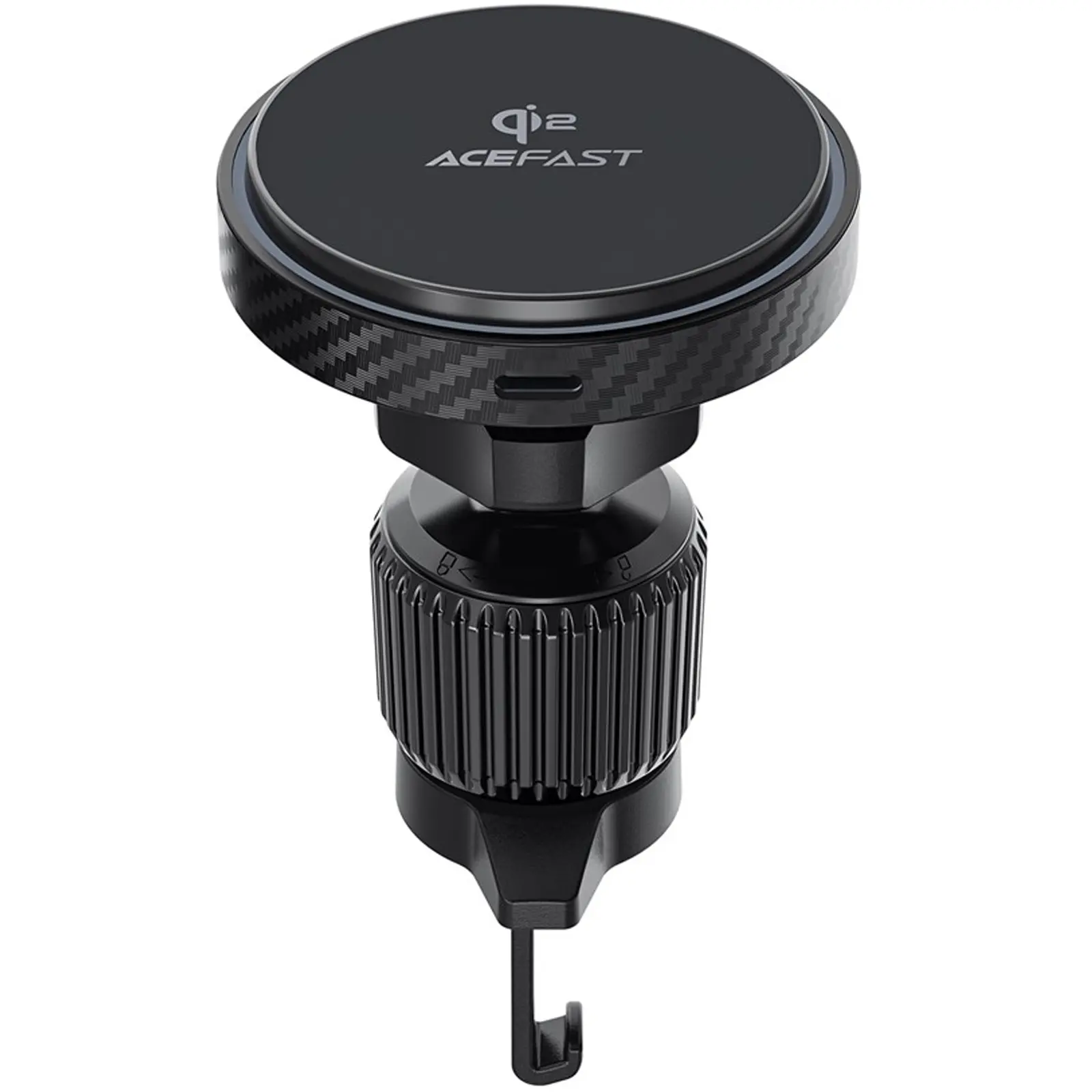 Автодержатель с БЗУ Acefast D33 Qi2 Magnetic Wireless Charging 15W, Black 3, купить оптом с доставкой