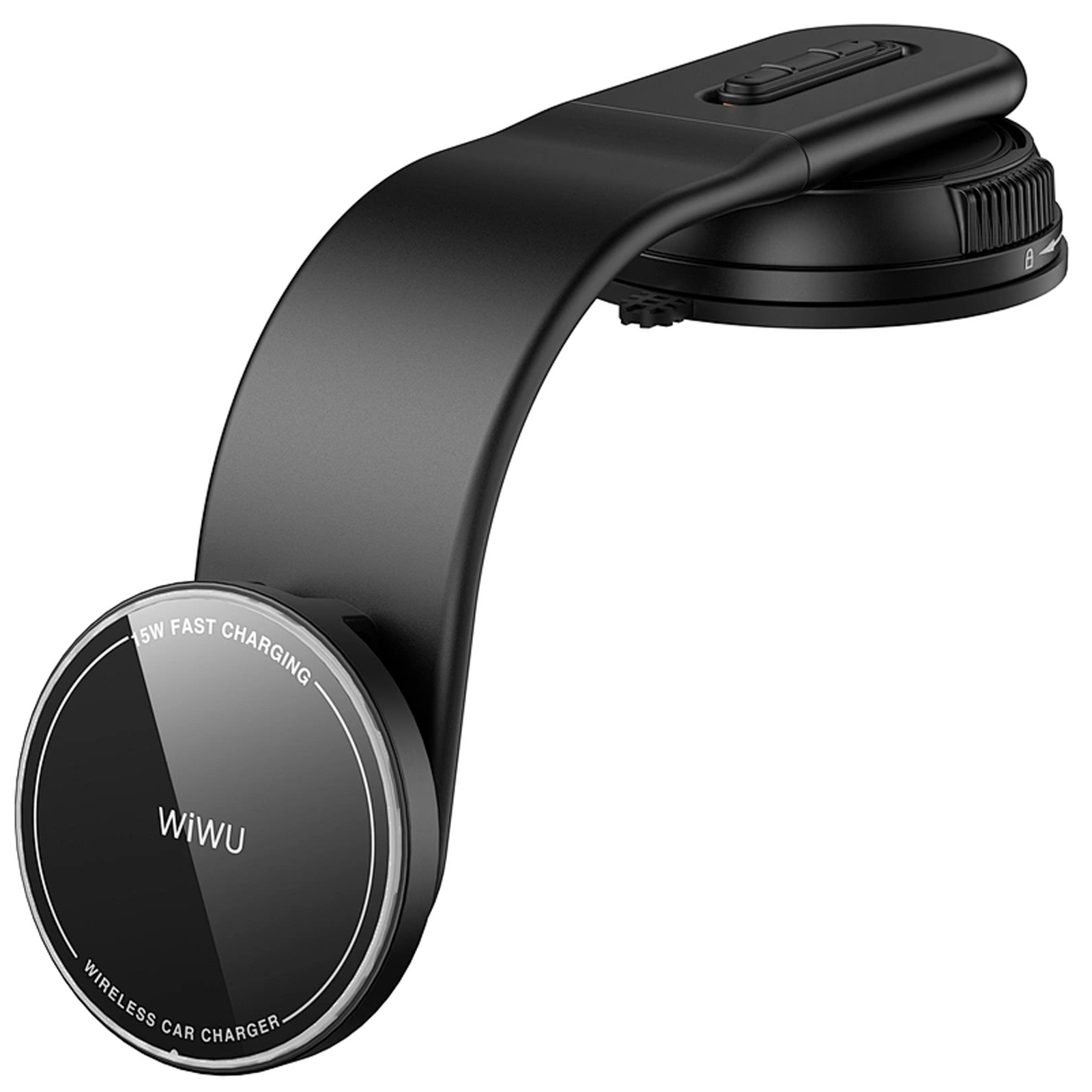 Автодержатель с БЗУ WIWU CH-327 Universal Automatic 15W, Black 5, купить оптом с доставкой