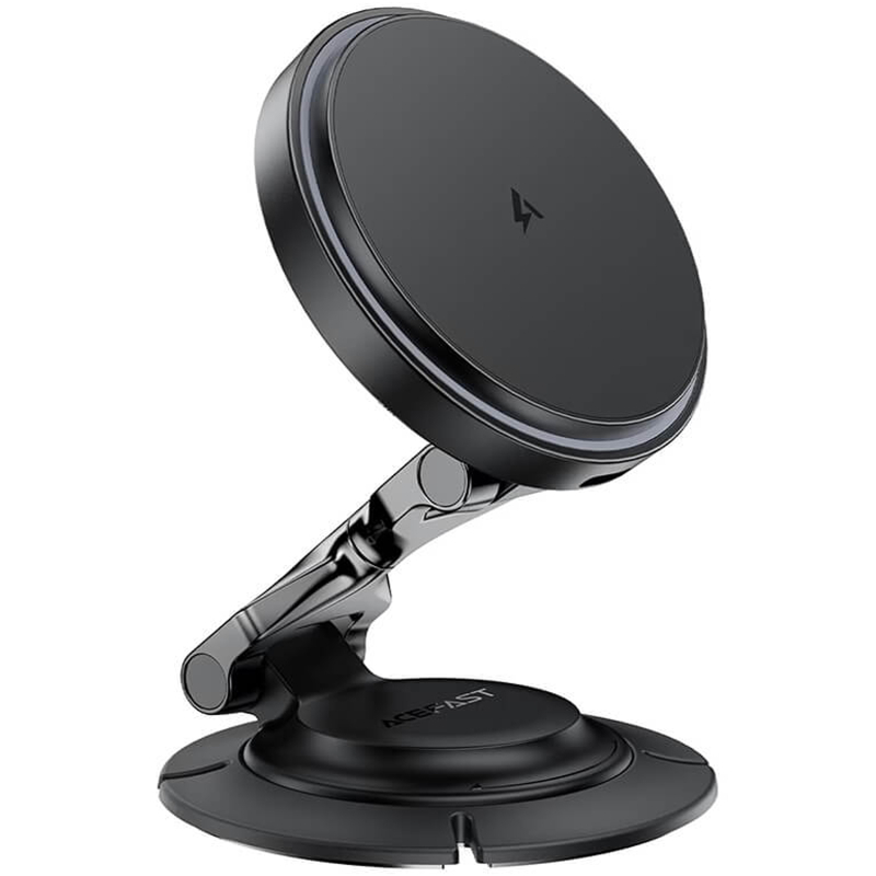 Автодержатель с БЗУ Acefast D65 Magnetic Wireless Charging 15W на картинке №2