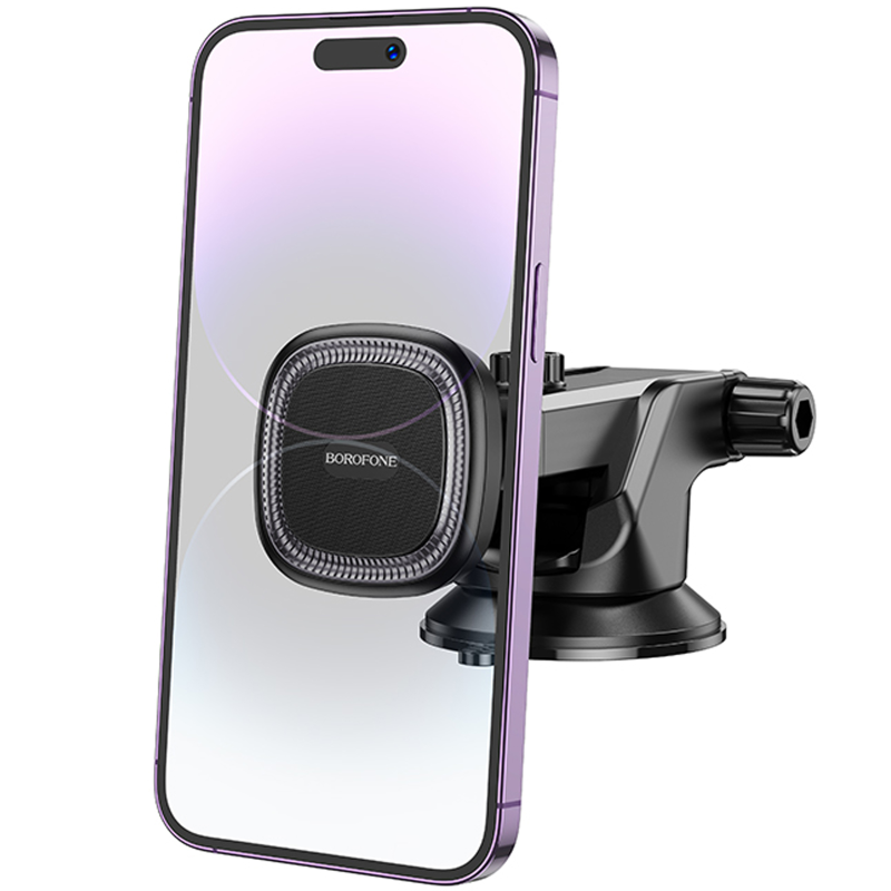 Автотримач Hoco H97 Eminent pull clip (center console), Black 2, купити оптом з доставкою