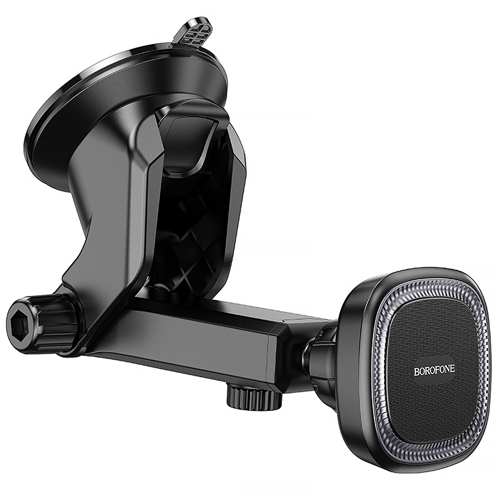 Автотримач Hoco H97 Eminent pull clip (center console), Black 3, купити оптом з доставкою
