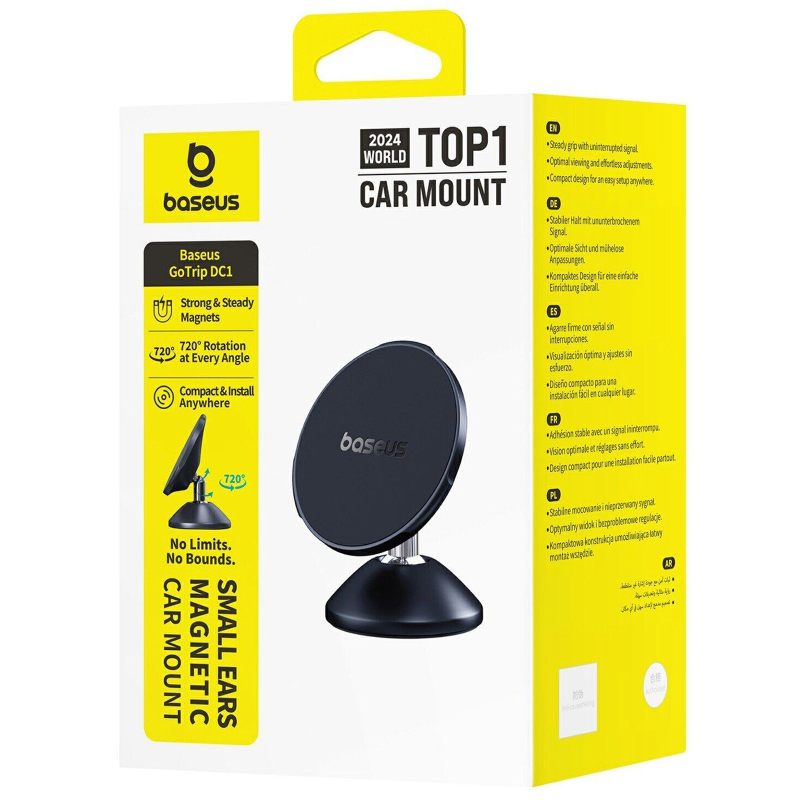 Автотримач Baseus GoTrip DC1 Small Magnetic (C00137), Cosmic Black 3, купити оптом з доставкою