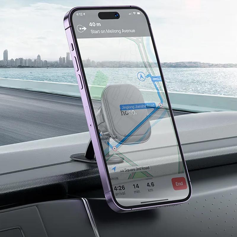 Автотримач Hoco H30 Brilliant magnetic (center console) на малюнкі №4