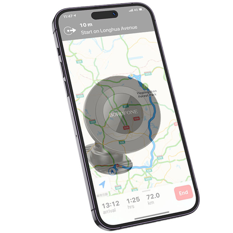 Автотримач Borofone BH91 Ring magnetic (center console) на малюнкі №2