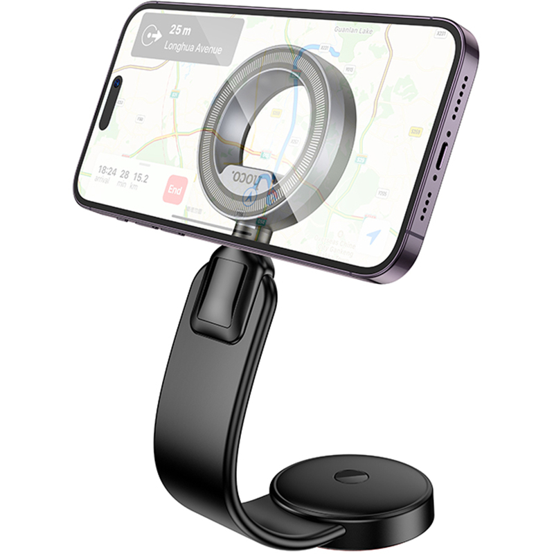 Автодержатель Hoco H71 Totem Ring magnetic (center console) на картинке №4