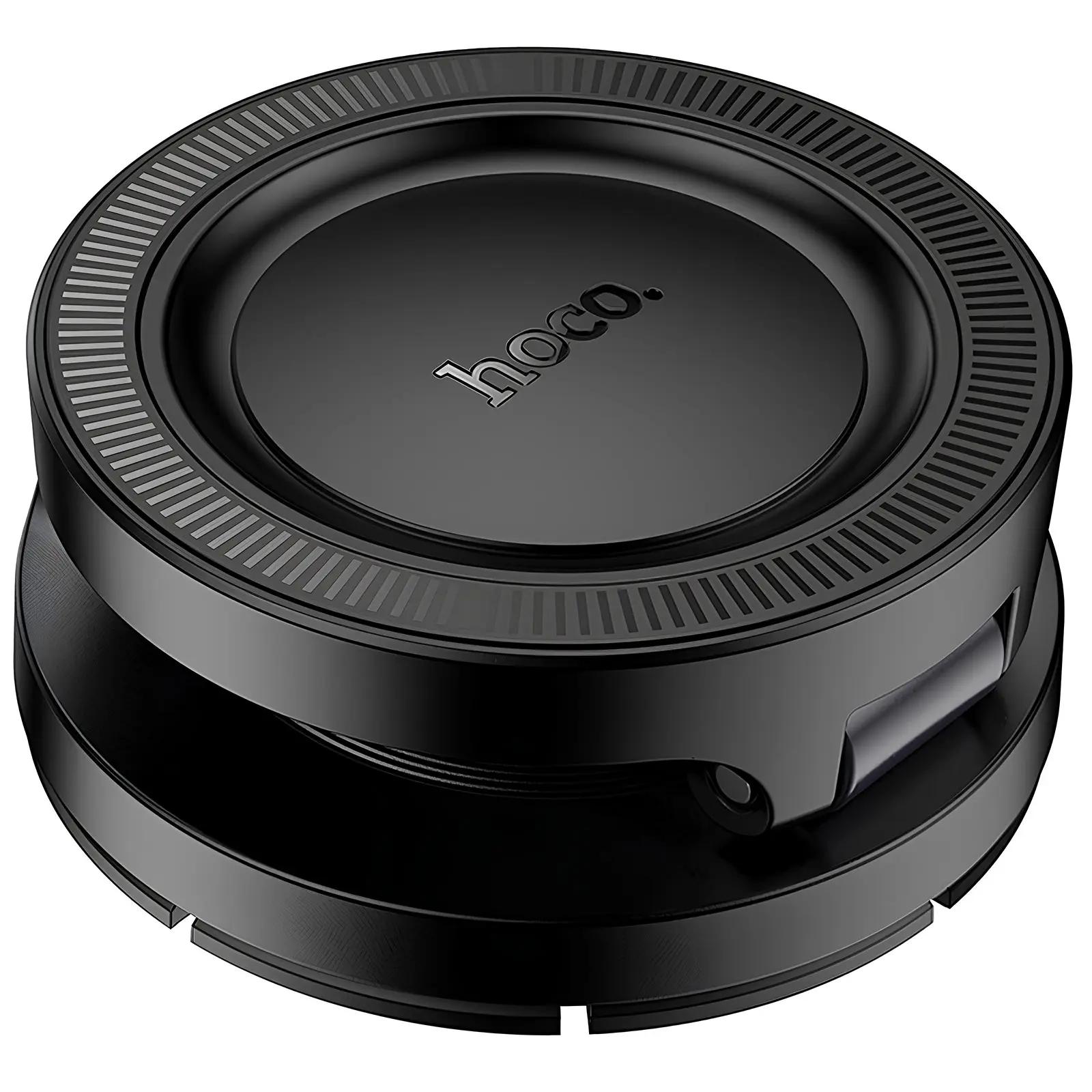 Автотримач Hoco H61 Show folding ring magnetic (dashboard), Black / Metal gray 5, купити оптом з доставкою